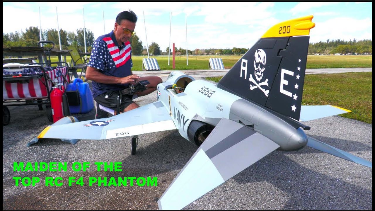 The First Flight for the New Huge TopRC F4 Phantom. Is it lighter and easy to  land??