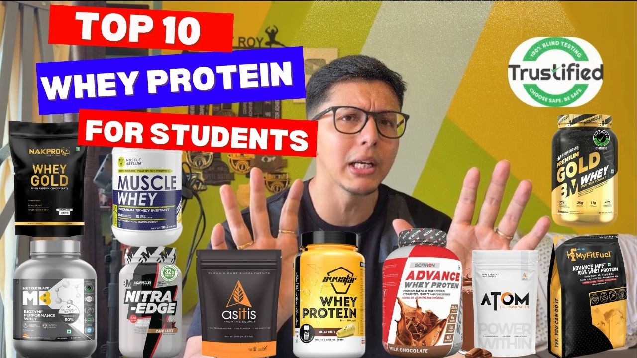 TOP 10 WHEY PROTEIN UNDER RS 2000 FOR STUDENTS || LAB TESTED