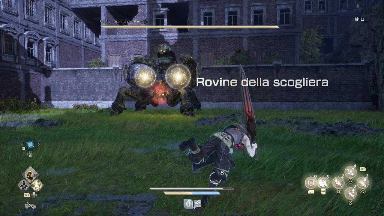 CODE VEIN II cedgatsu vs golia macchina di simulacrum ita