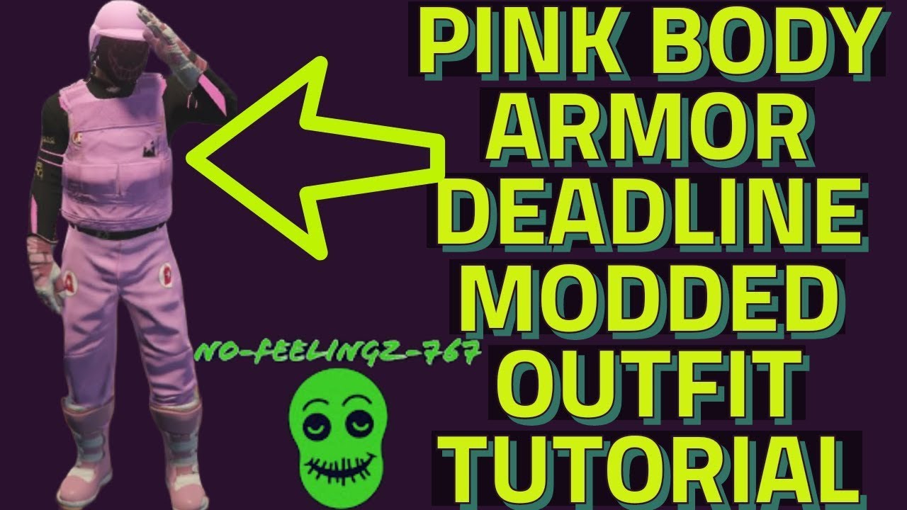 GTA5 I  NEW  FULL PINK BODY ARMOR OUTFIT TUTORIAL I DEADLINE I BEFF,PINK JOGGERS & MORE!