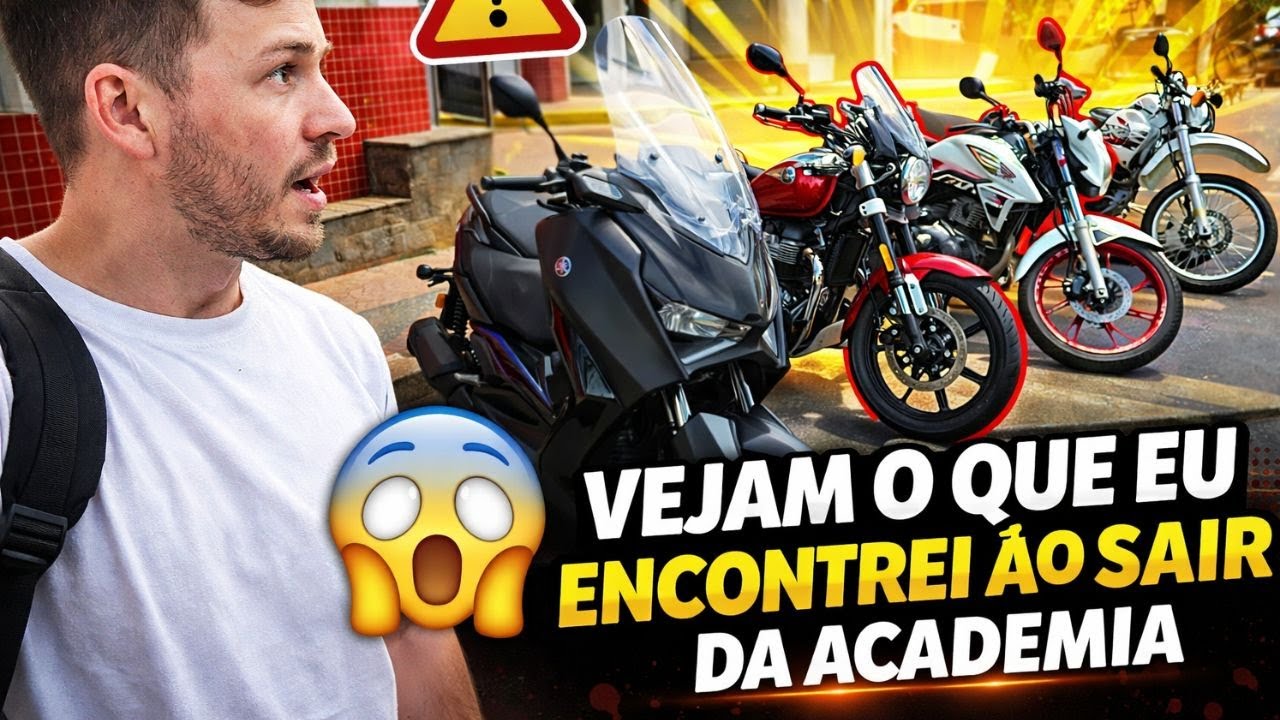 VEJAM O QUE A XMAX 300 ENCONTROU NA SAÍDA DO CLUBE!