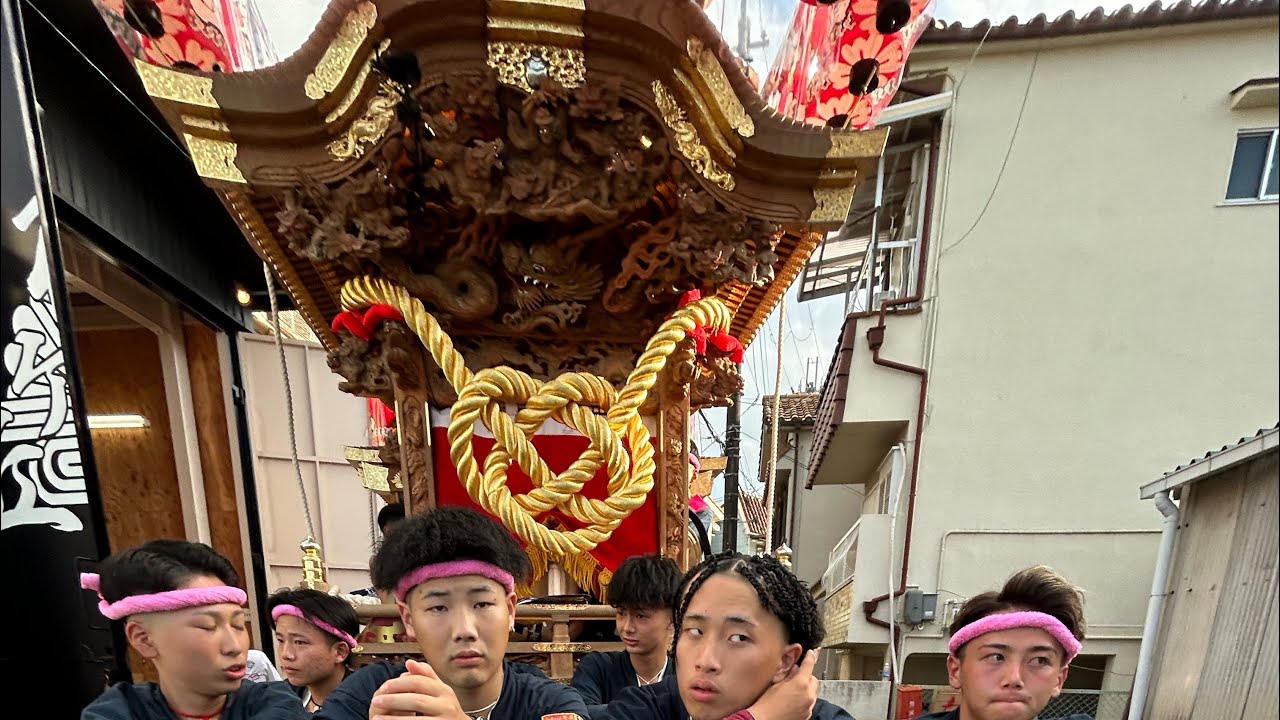 2025年10月11日、12日千代田だんじり祭本曳き