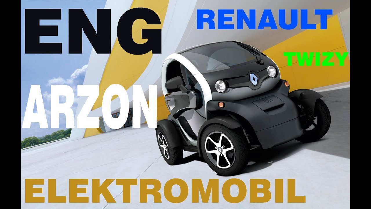 Renault Twizy ENG arzo elektromobil qisqacha obzor