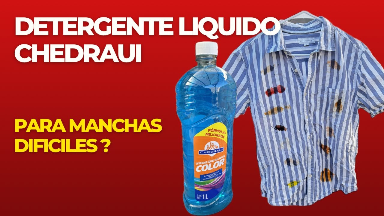 Probando el detergente de Chedraui - bueno contra las manchas?
