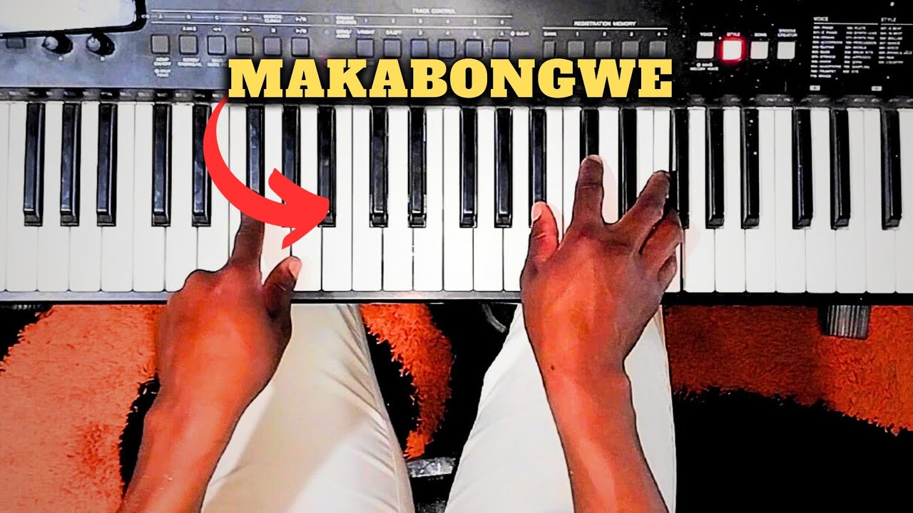The easy way to play Keyboard 🎹|| Makabongwe by Ntokozo Mbambo || @LearnwithMbulelo ||