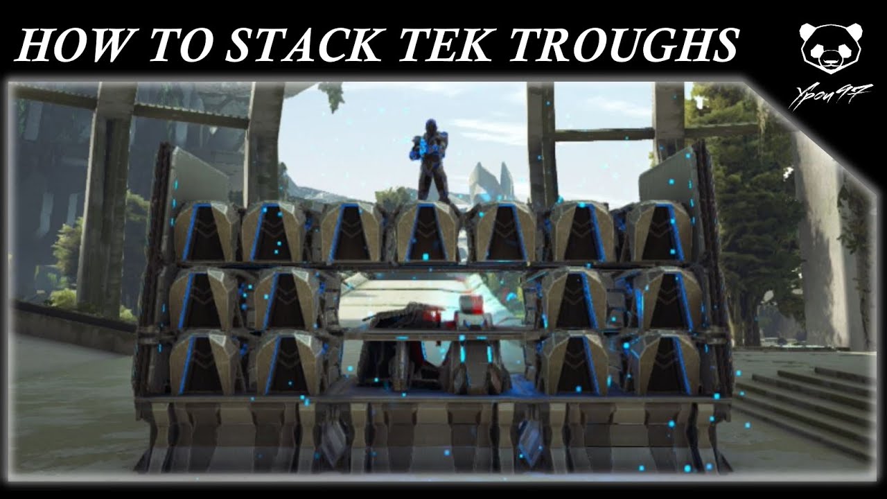 How to Stack Tek Troughs \ Feeding Troughs | ARK: Survival Evolved