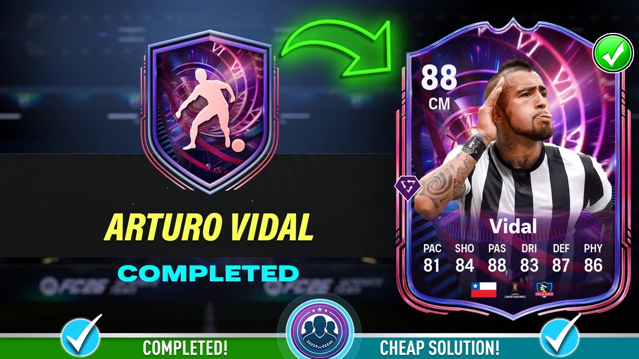 88 Time Warp Arturo Vidal SBC Solution - Cheap Solution & Tips - FC 26