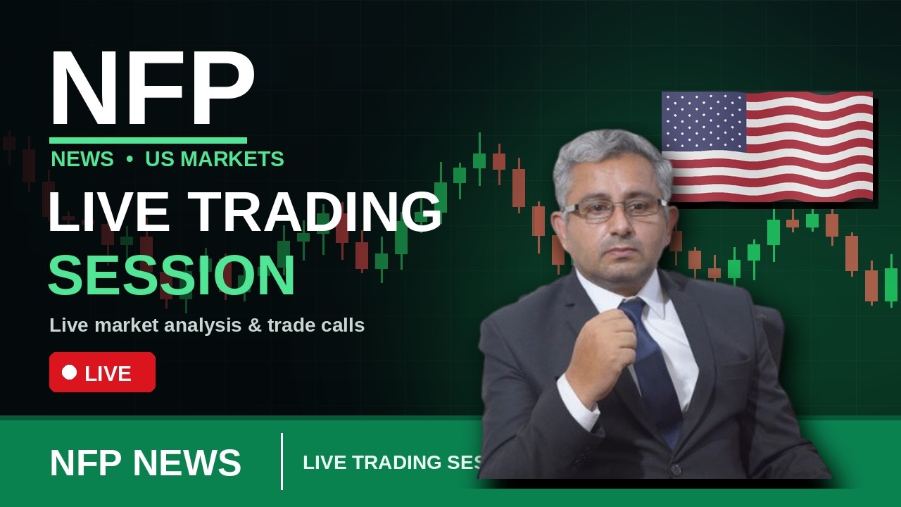 NFP Gold Live Trading Session | XAU USD Analysis Education with Practical #gold #xauusd #nfp