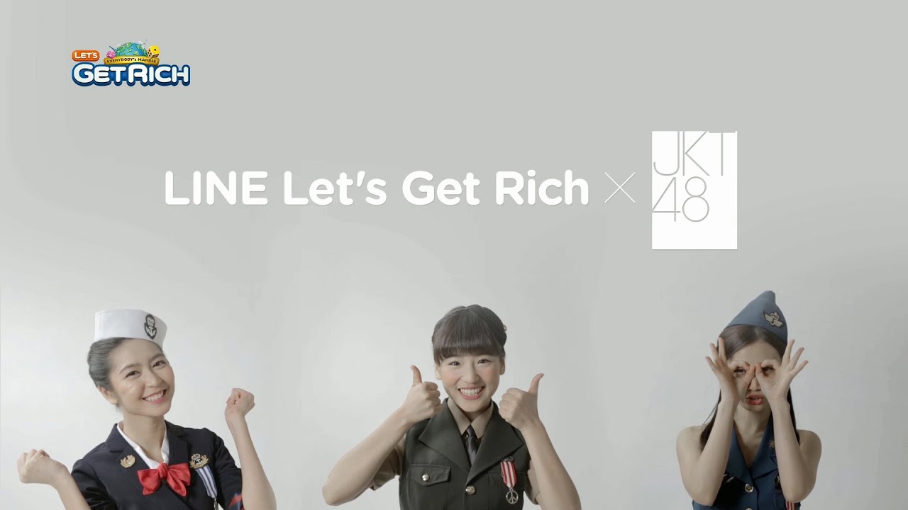 LINE Let's Get Rich x JKT48 with Veranda, Haruka, Melody