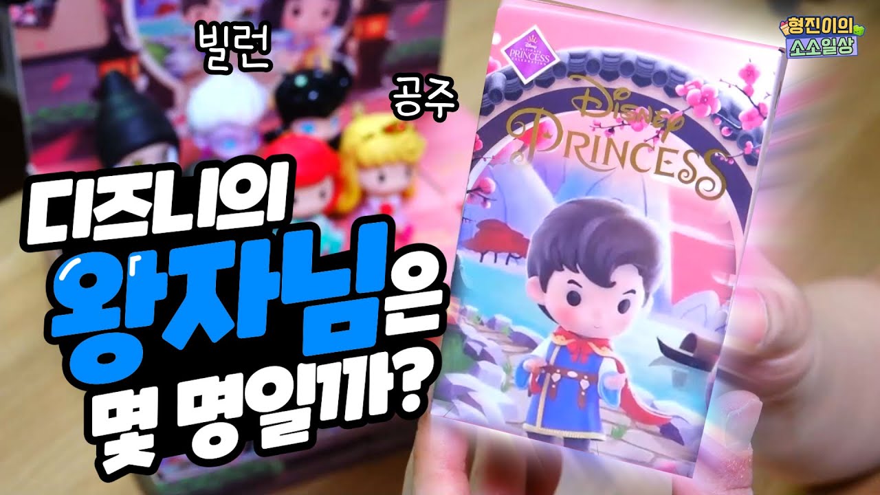 빌런과 공주에 밀려 병풍이 되어버린 디즈니 왕자님... 개봉기 | 소소일상 SOSO1SANG