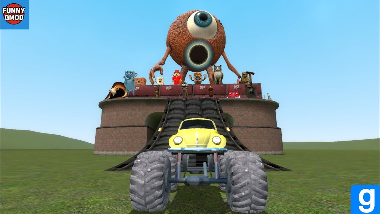 I Found ITALIAN BRAINROT MEMES Guarding This MONSTER RAMP… (Garry’s Mod)