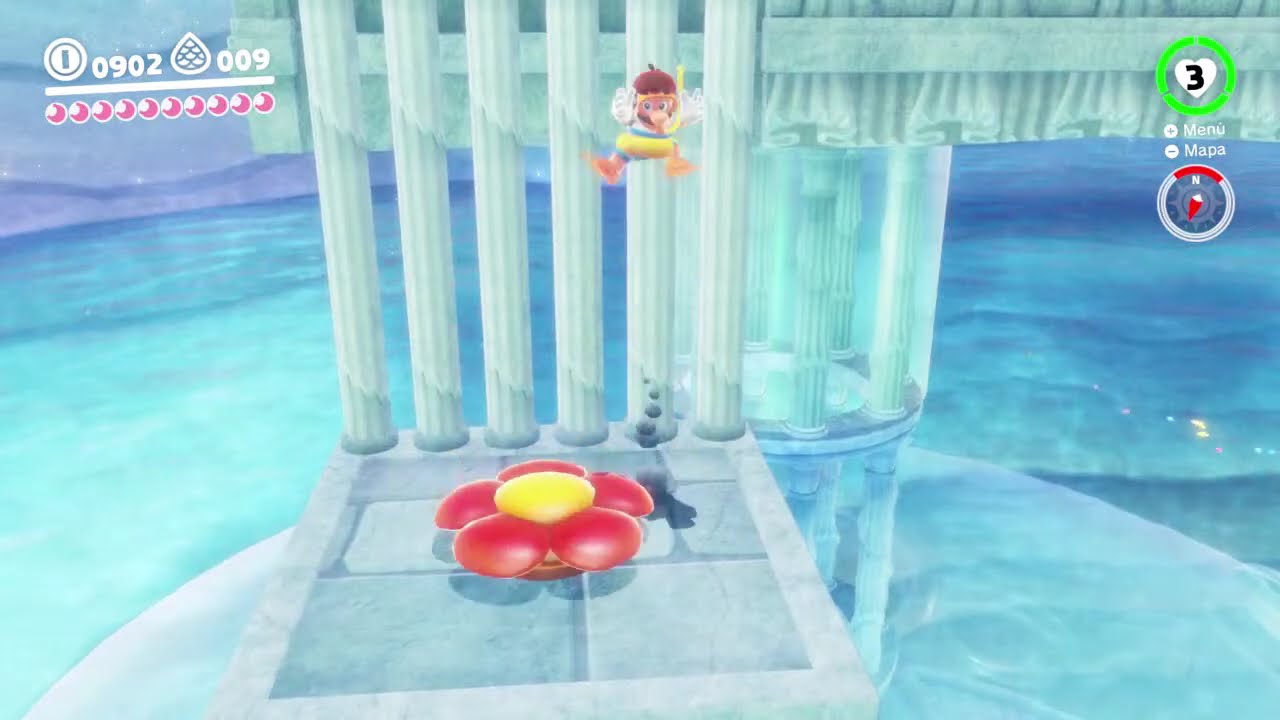 Super Mario Odyssey Parte 3 - Lago Kutur + Reino Arbolado