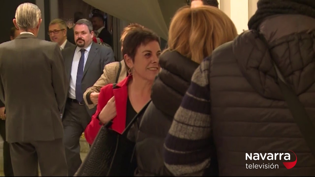 El desayuno con María Chivite ha generado mucha expectación