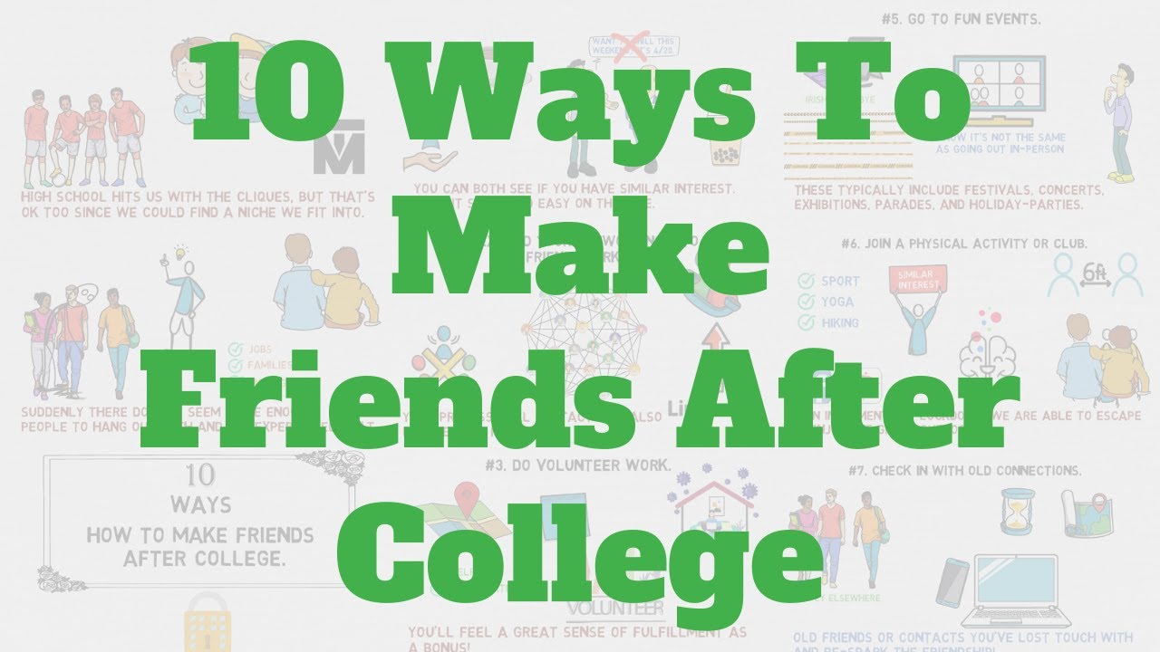 How to Make Friends After College (10 Ways)