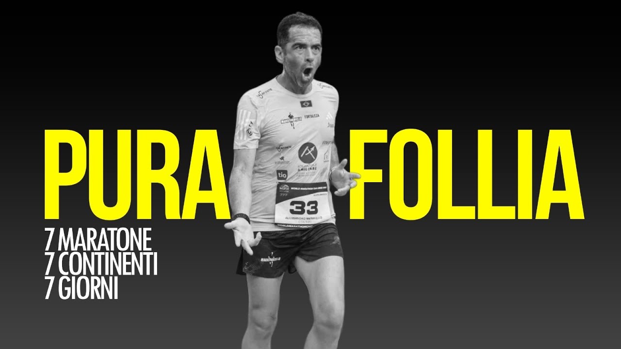 7 maratone in 7 continenti in 7 giorni: la storia di Alessandro Maraniello