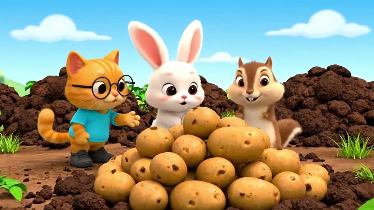 Mika’s Big Harvest & Cooking Adventure | 3D Kids Farm Story with Sunny Tractor.