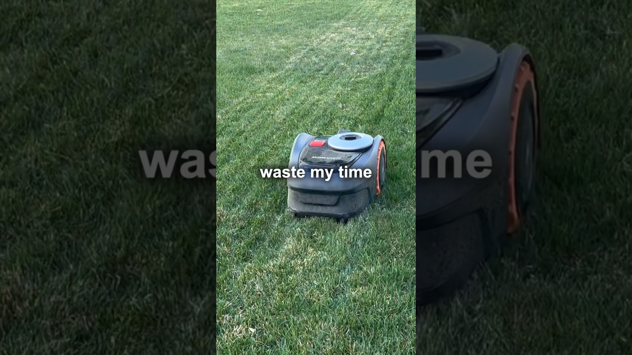 Robot mowers are a waste of time?