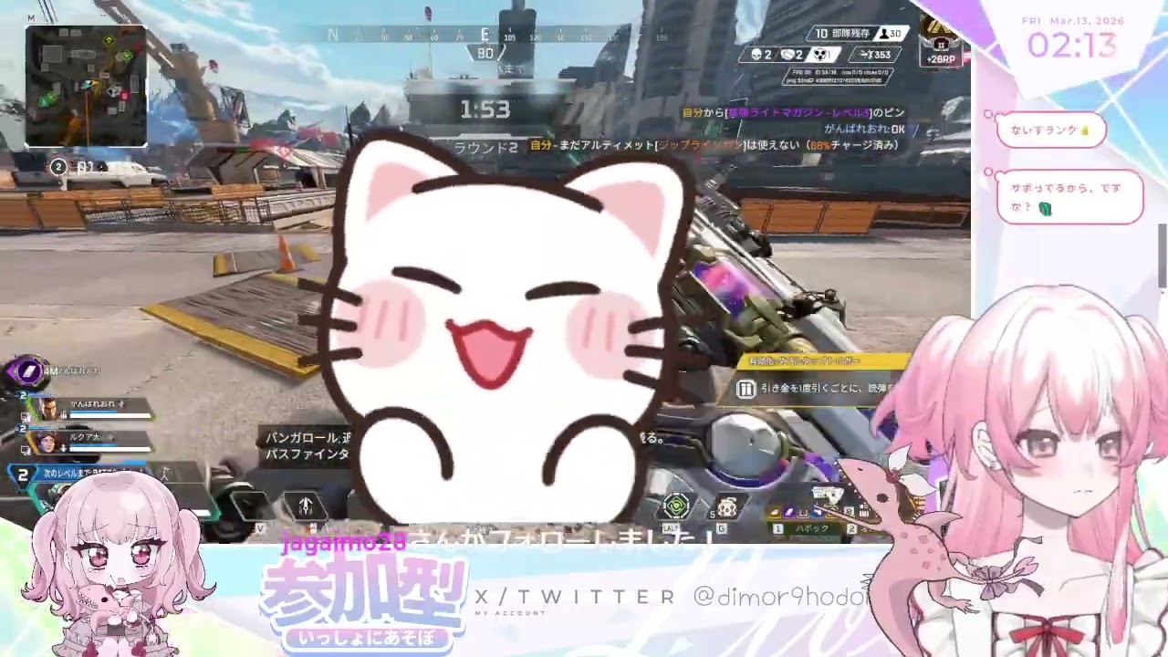 ２週間ぶりリハビリ参加型ランク