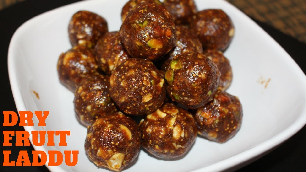 Easy Dry Fruit Laddu Recipe-How To Make Dry Fruits Laddu For Kids-Healthy Dry Fruits Ladoo Recipe