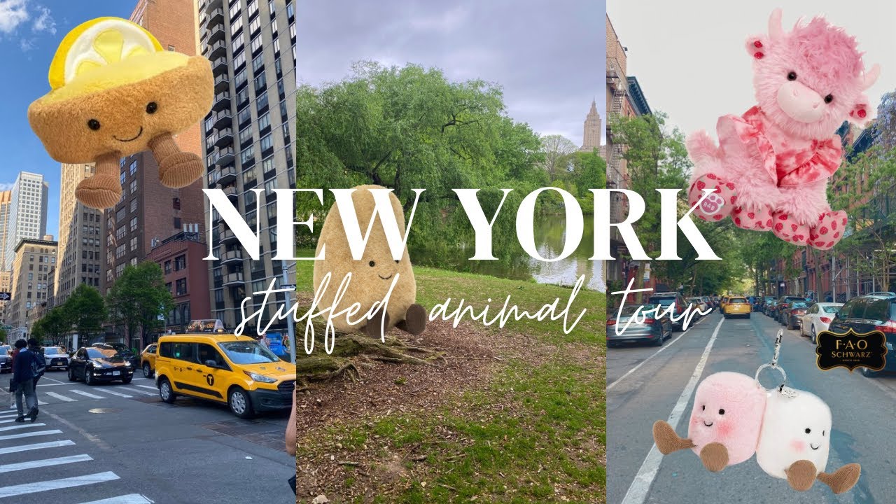 New York Stuffed Animal Tour | Building a Bear at FAO Schwarz NY Vlog