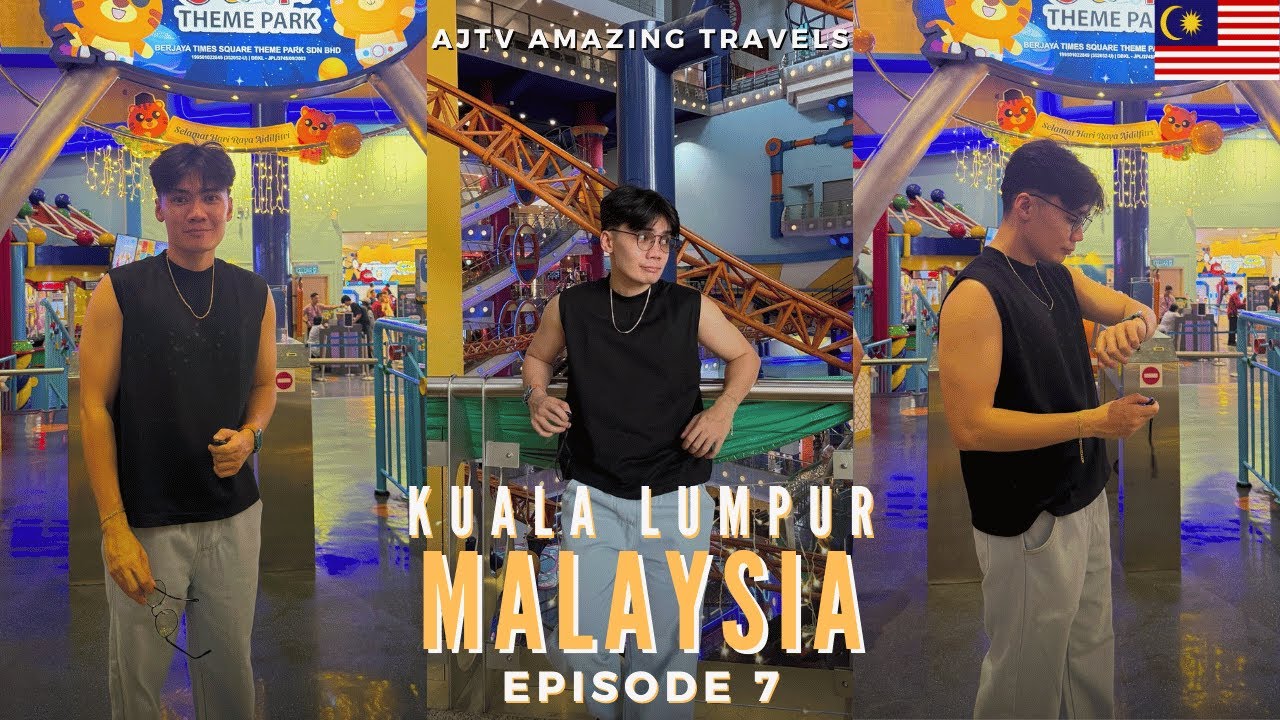 Kuala Lumpur Malaysia Vlog EP7: Berjaya Times Square Indoor Theme Park & Jalan Alor Street Food Tour