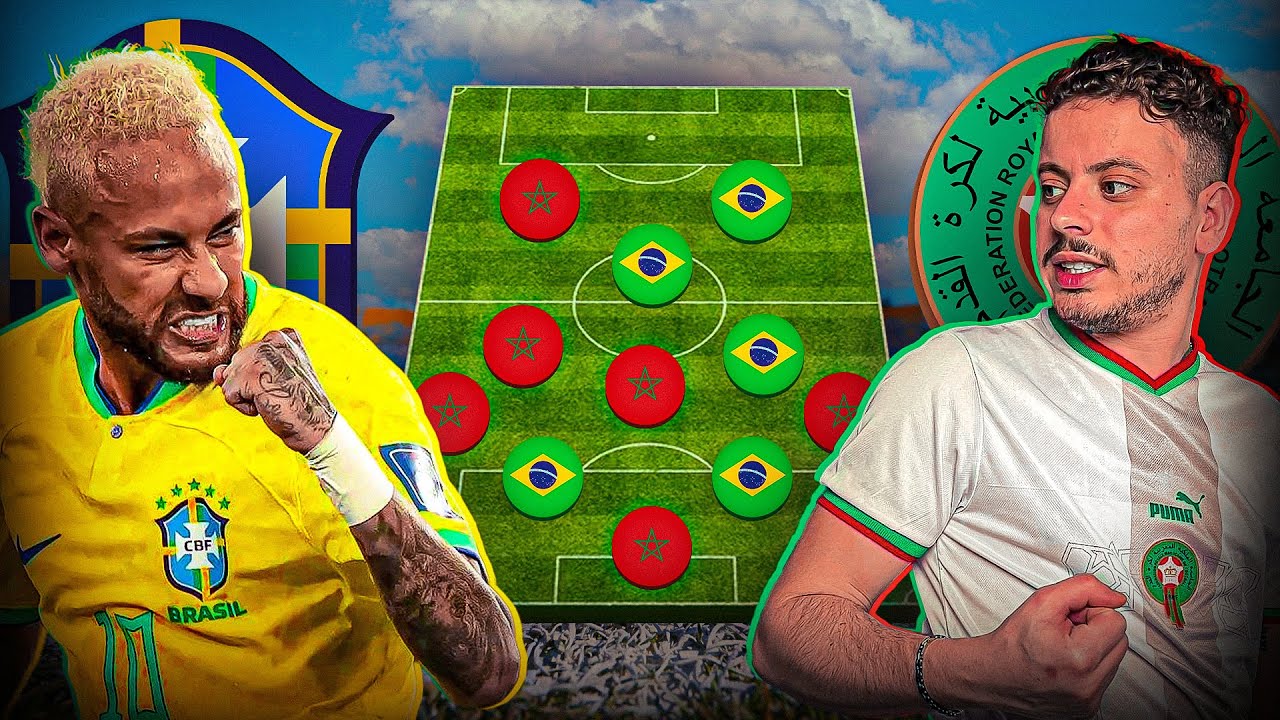 تحدي فوت درافت المغرب 🇲🇦 X البرازيل 🇧🇷| FIFA23