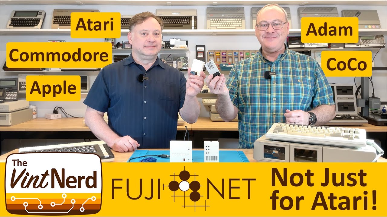 FujiNet RETRO PALOOZA! Covering Atari, Apple, CoCo, Adam & Commodore