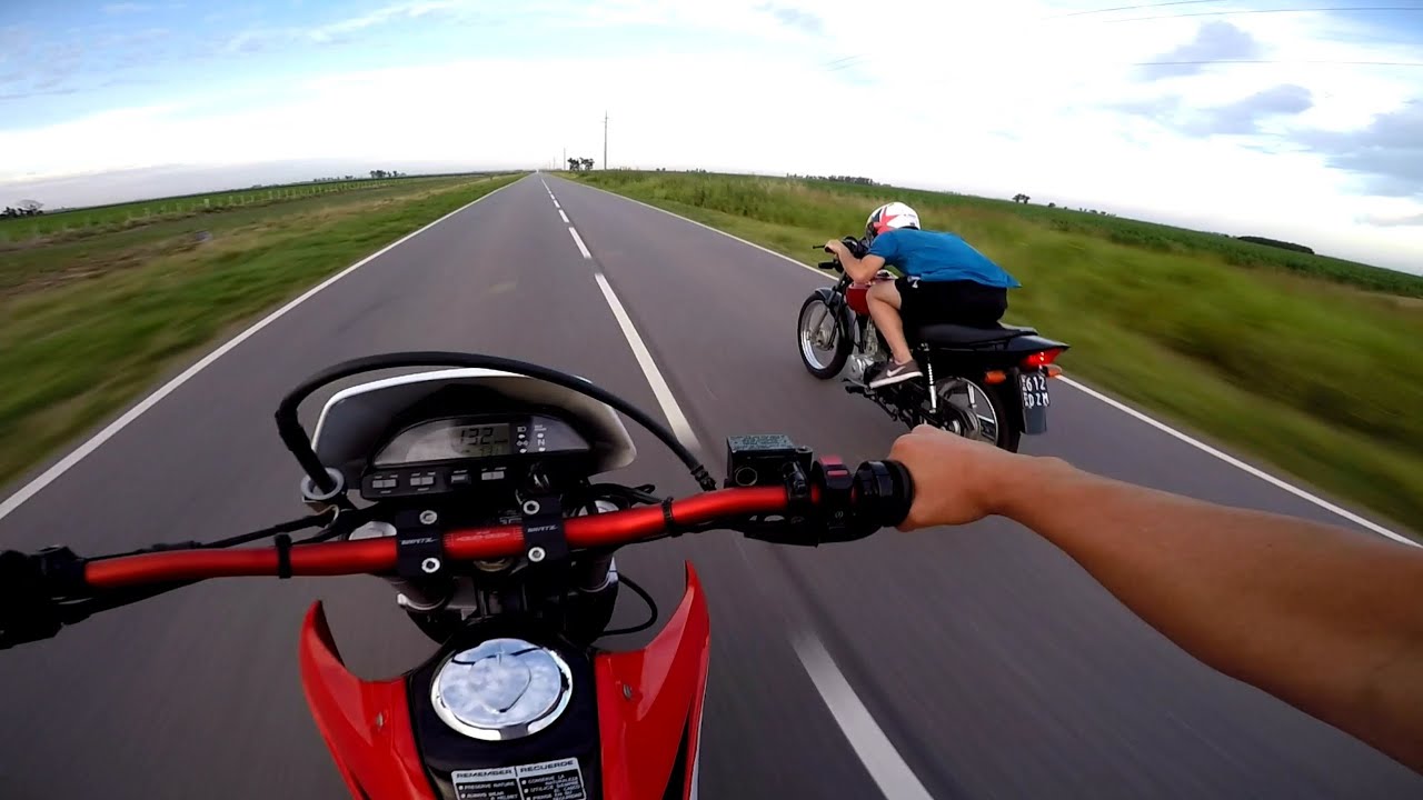 Honda cg125 FAN Velocidad m&aacute;xima GPS (Moto original)