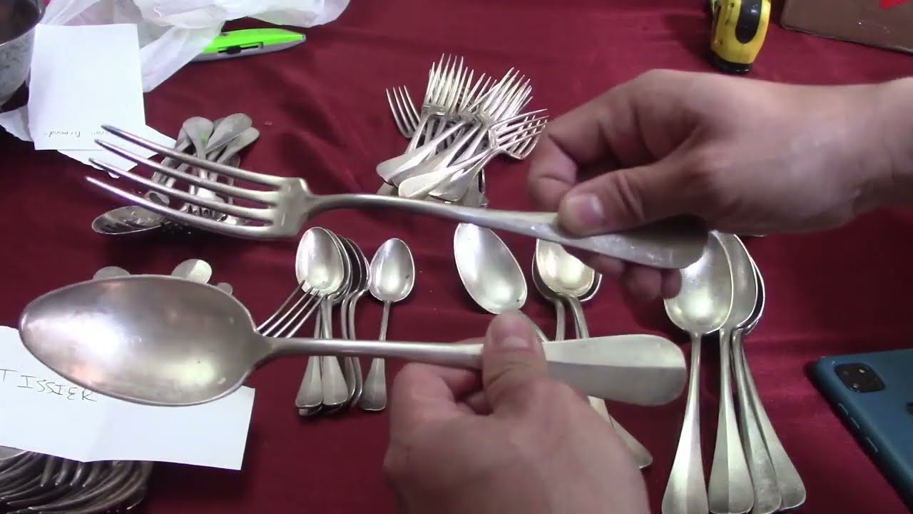 I Got a Box of Coin Silver and High End French Plate From My Partner Pt 2 - The Baguette Form