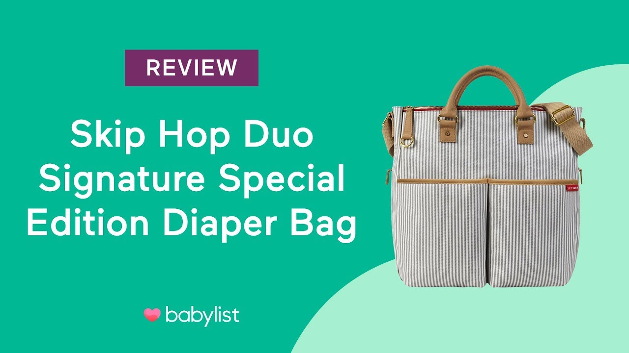 Skip Hop Duo Signature Special Edition Diaper Bag Review - Babylist