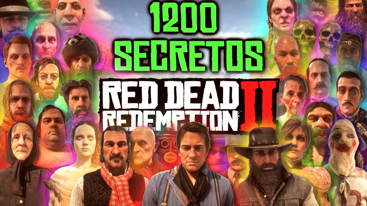 1200 SECRETOS Y CURIOSIDADES DE RED DEAD REDEMPTION 2 | CURIOSIDADES DEL MUNDO LIBRE | SAGA COMPLETA