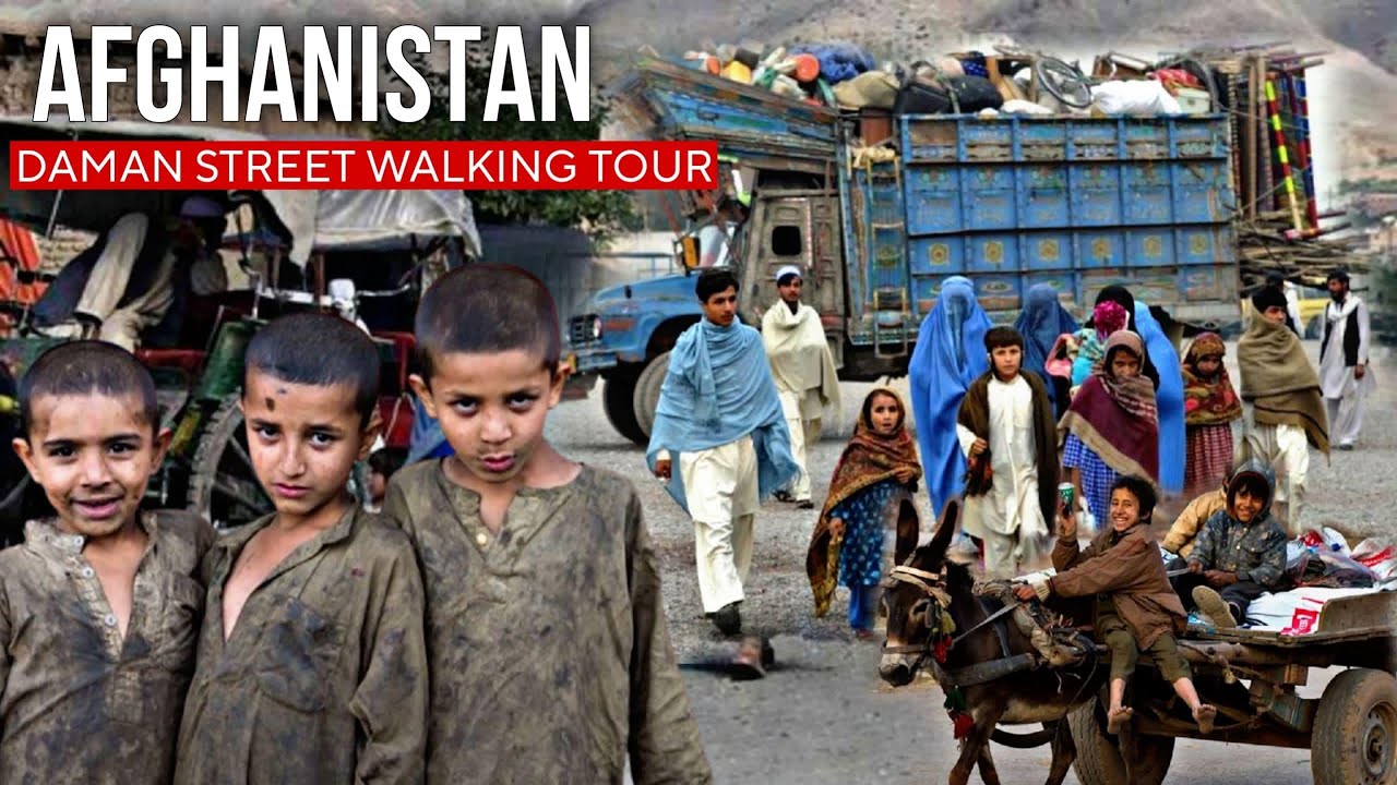 Children, Culture & Chaos | Daman Afghanistan Street Life with Subtitles| 4k |
