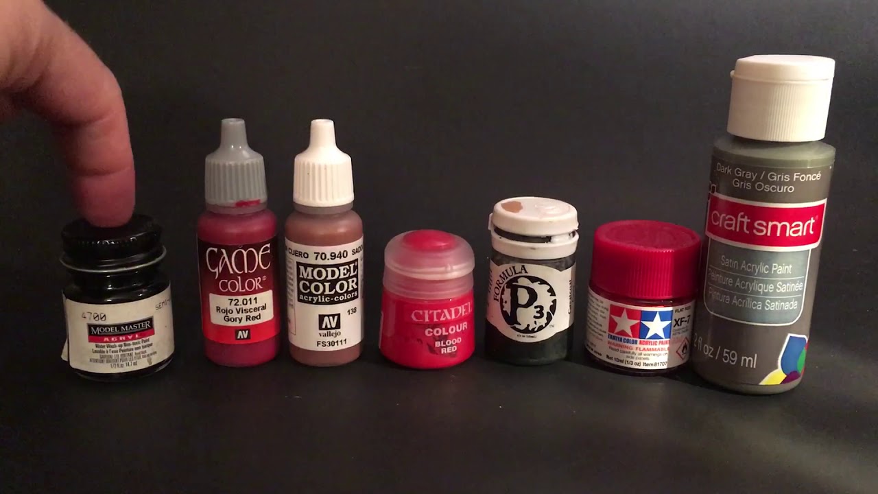 Paints to use or not use for custom action figures.  Figure painting tutorial for Marvel Legends