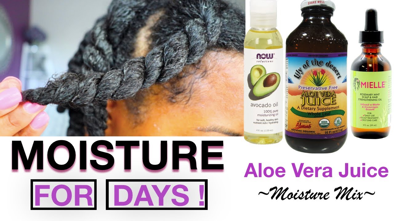 Aloe Vera Moisture Mix: Get Your Hair Moisturized For Days!  JUICY🔥