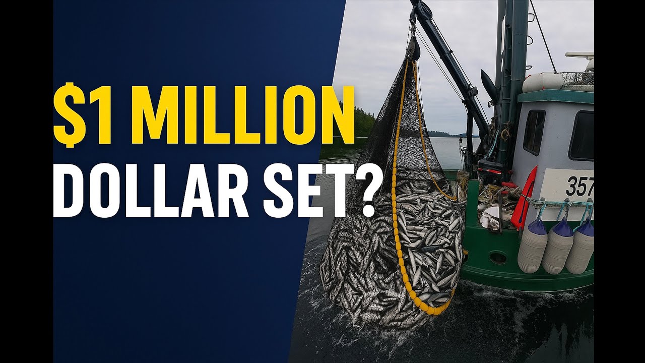 Alaska Commercial Fishing - 30,000 Pound Set Purse Seining For Salmon