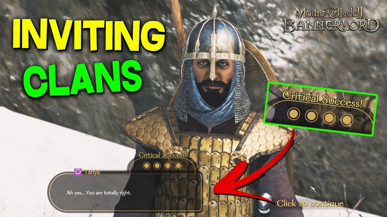 Привлечение кланов в ваше королевство! (Простое руководство) - Mount & Blade II: Bannerlord