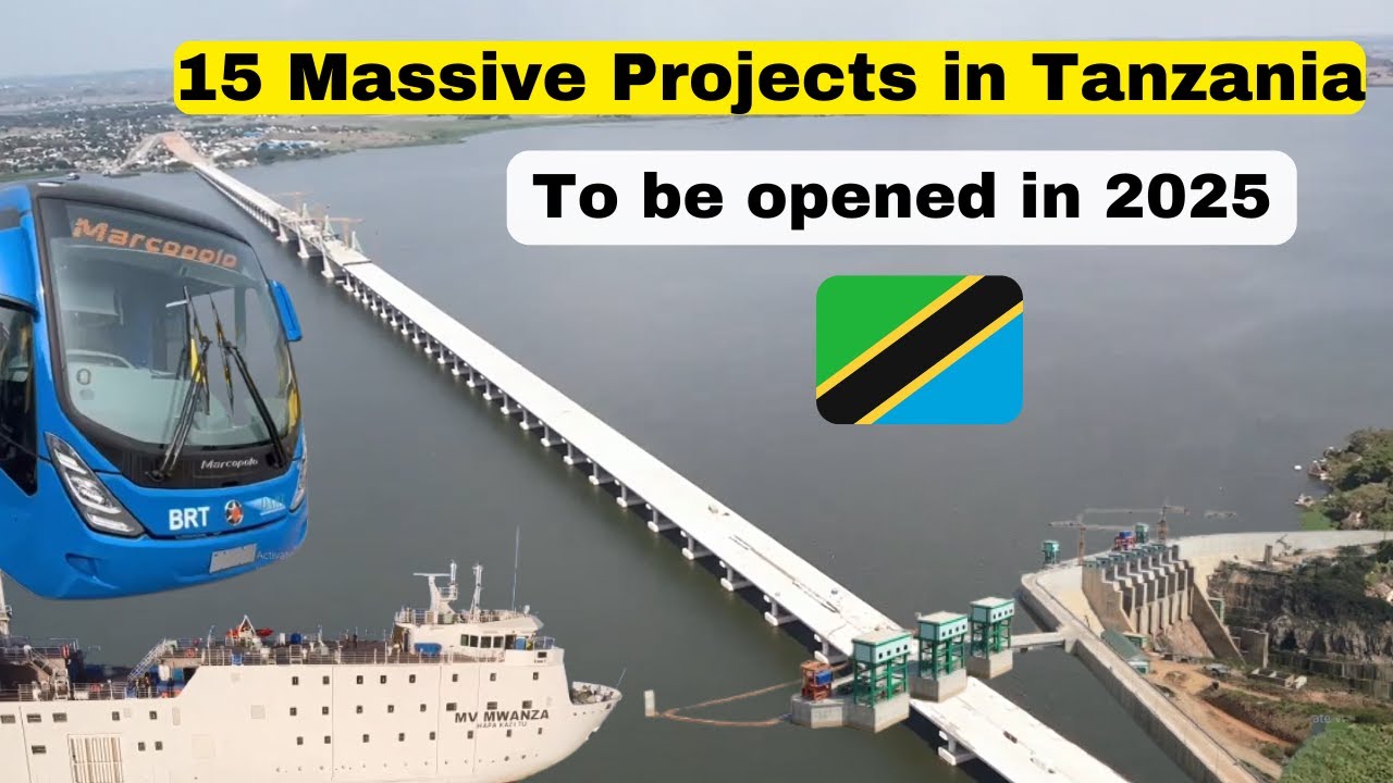 15 Massive Projects of Tanzania that will be Opened to public in 2025! Africa is Changing