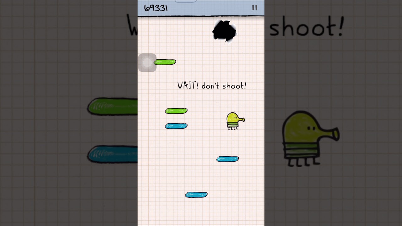 Doodle Jump (Original Theme) High Score 329,783 points NO CHEATS OR HACKS