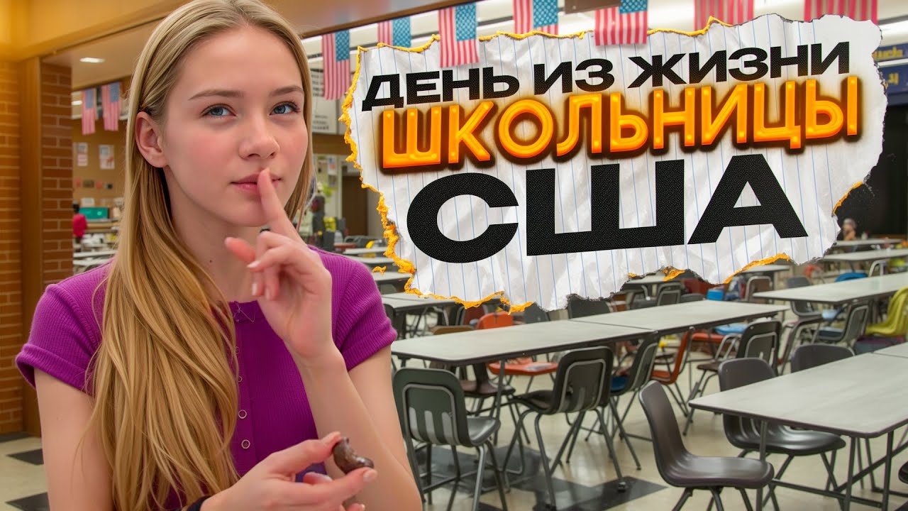 КАК ПРОХОДИТ ДЕНЬ В АМЕРИКАНСКОЙ ШКОЛЕ  #америка #школа