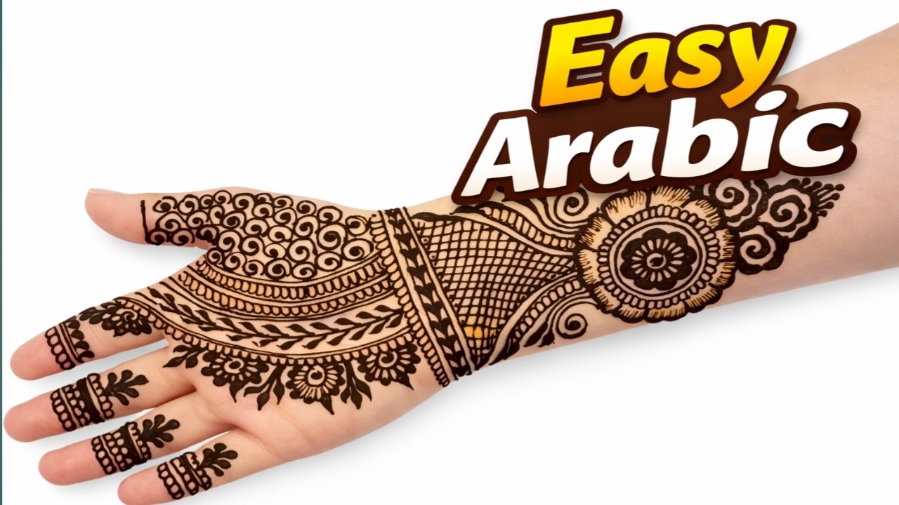Simple mehndi designs for front hand ✋ mehndi designs #mehndi #viralvideo 