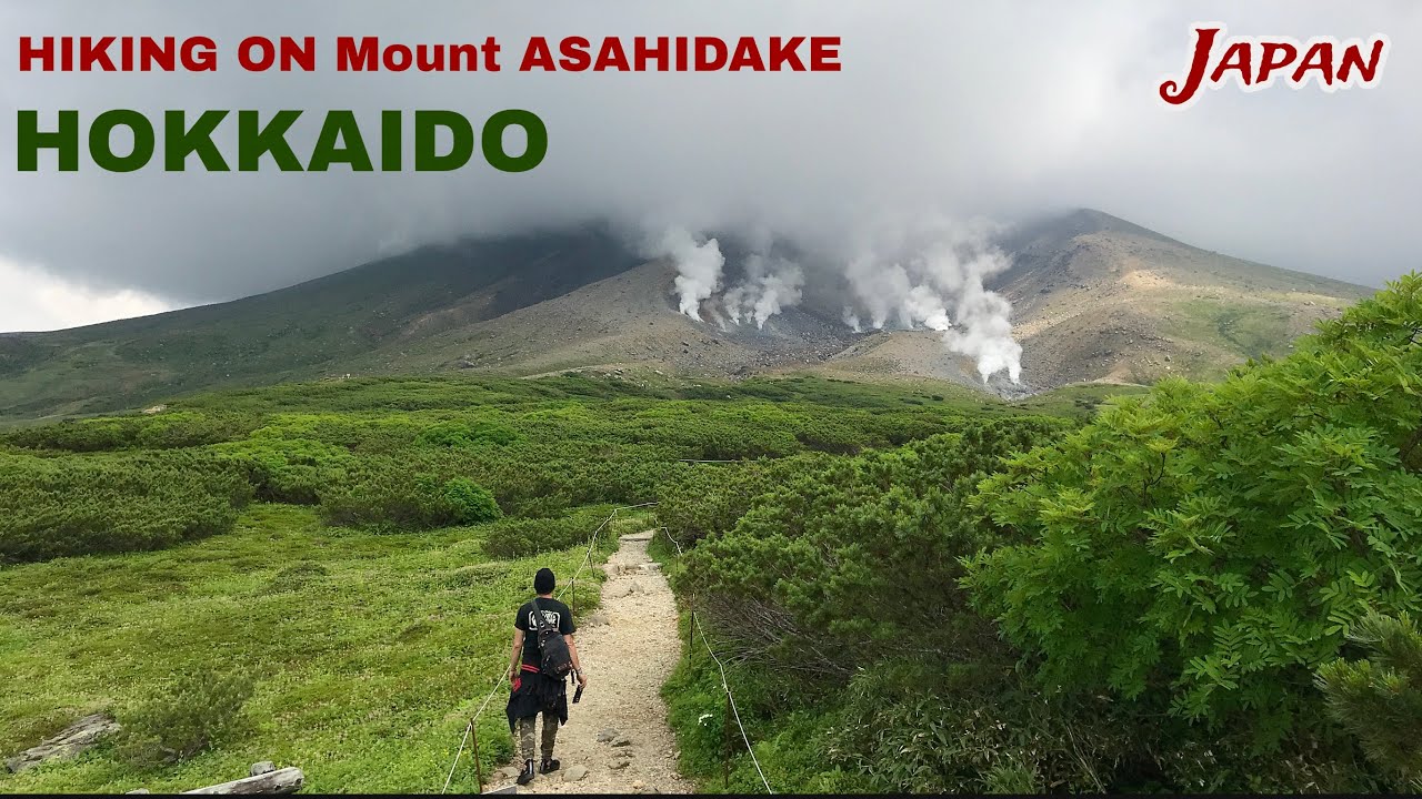 Hokkaido Hiking on Mt ASAHIDAKE Volcano, Japan