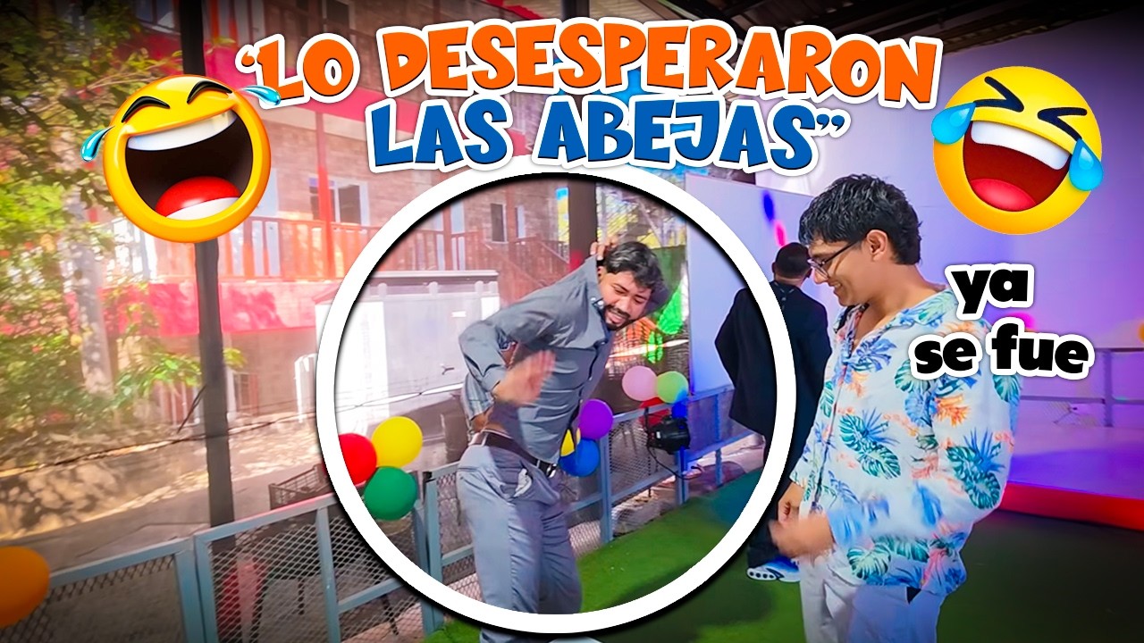 Corran, corran, las Abejas nos sacaron tremendo susto