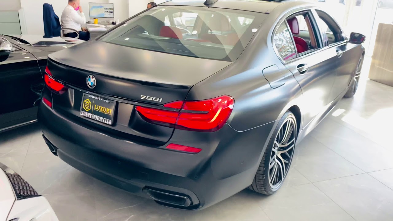 2017 BMW 750i M performance Matte Finish (full walk around video)