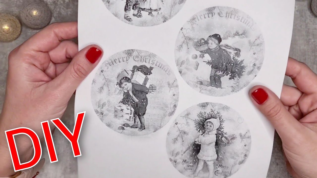 Printing Decoupage Paper at Home