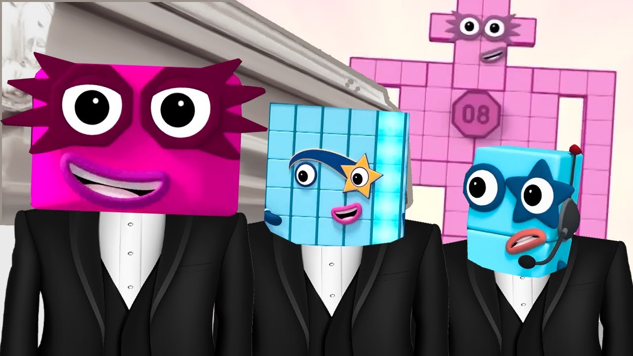Numberblocks Funny Clips - Coffin Dance Megaremix (COVER)