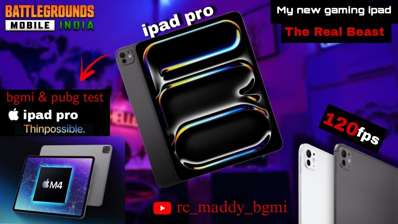 Ipad Pro M4 tamil review | fps check | bgmi and pubg best gaming Ipad with 120 fps #ipadpro