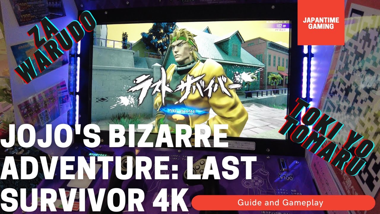 Japantime Gaming - Jojo's Bizarre Adventure Last Survivor Japanese Arcade Game (Guide and Gameplay)