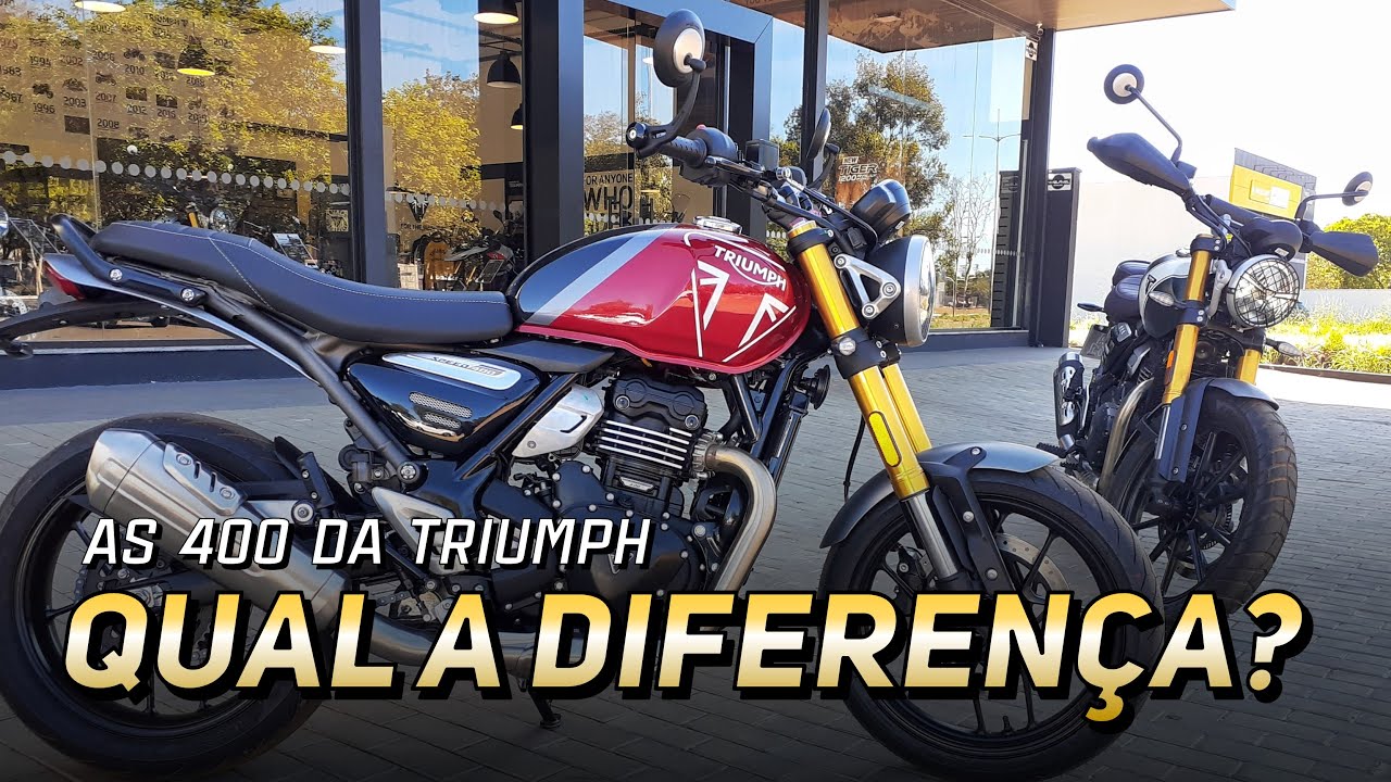 Speed 400 ou Scrambler 400X? Qual a DIFERENÇA entre elas? #nandoangelo #motovlog