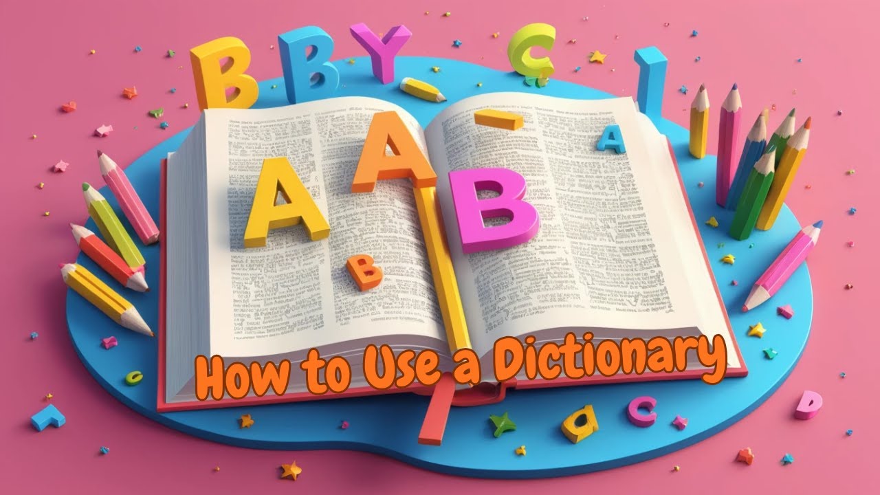 How to Use a Dictionary | Fun English Learning for Kids 📚#educationalvideos  #kidslearning