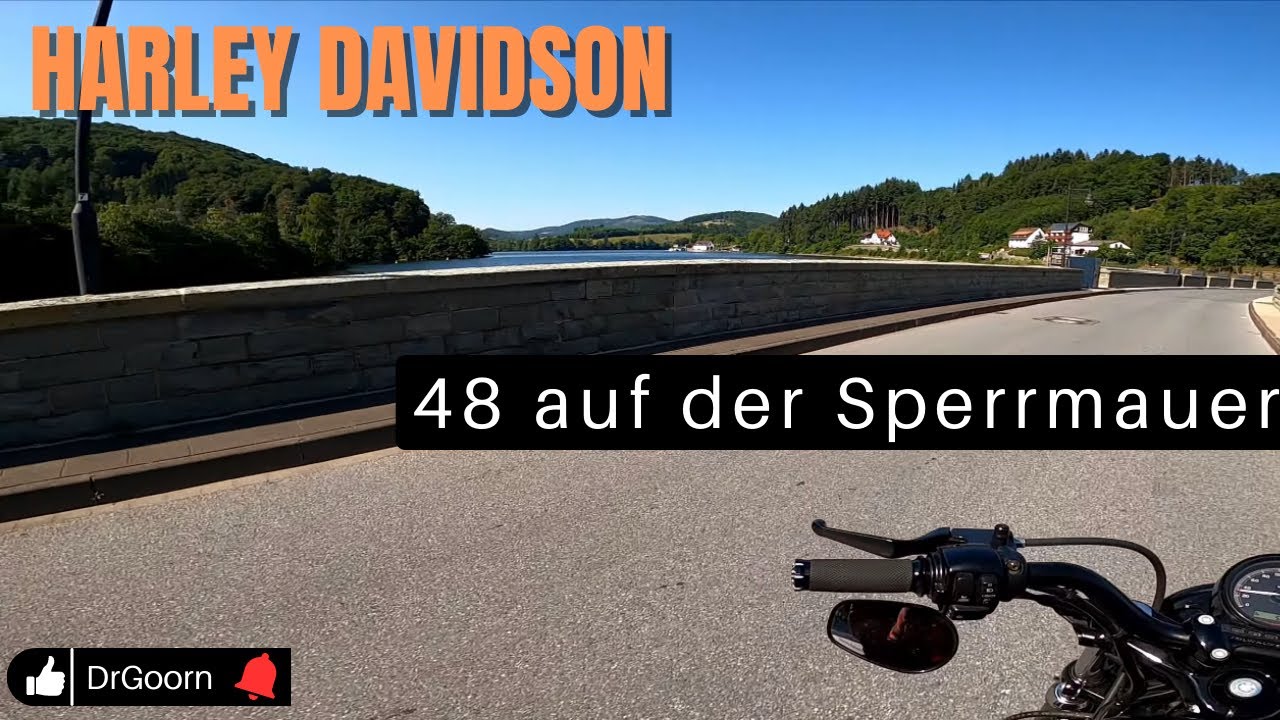 Mit der Harley um den Diemelsee |HD Sportster 48| DrGoorn Motovlog